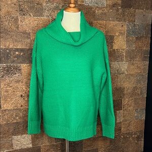 Vici Green Cowl Neck Sweater SZ Medium